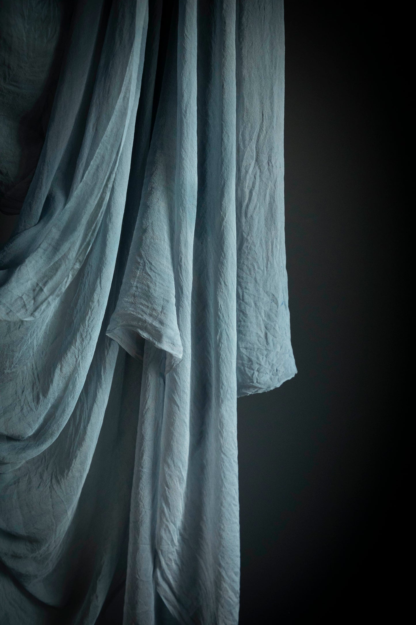 Blue Slate {Sheer Silk Runner}