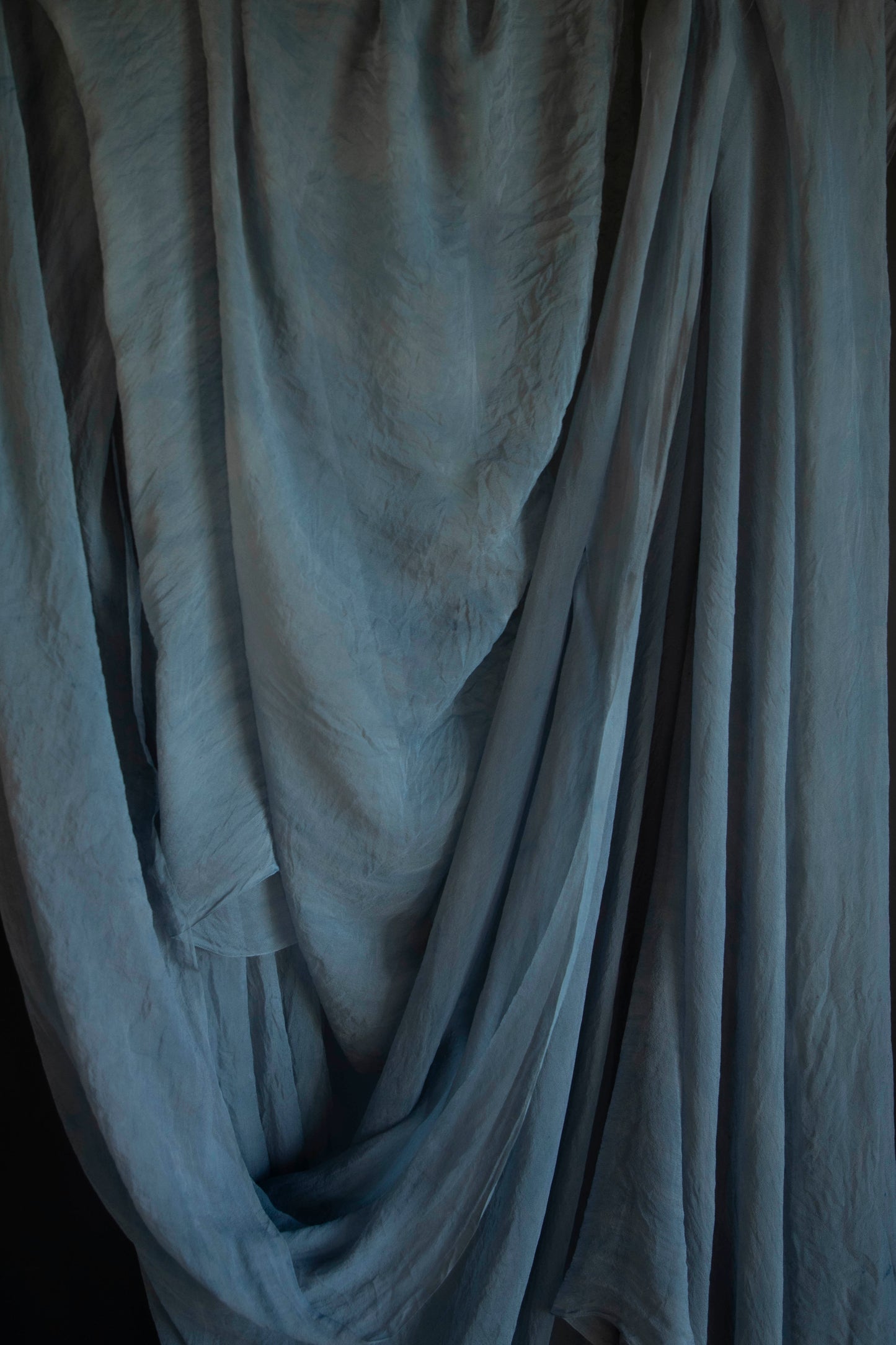 Blue Slate {Sheer Silk Runner}
