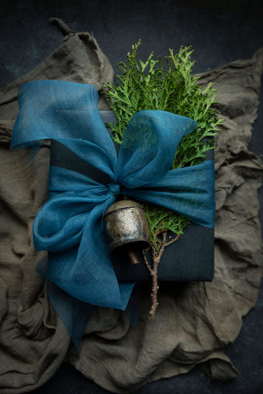 Indigo {Organza} Silk Ribbon