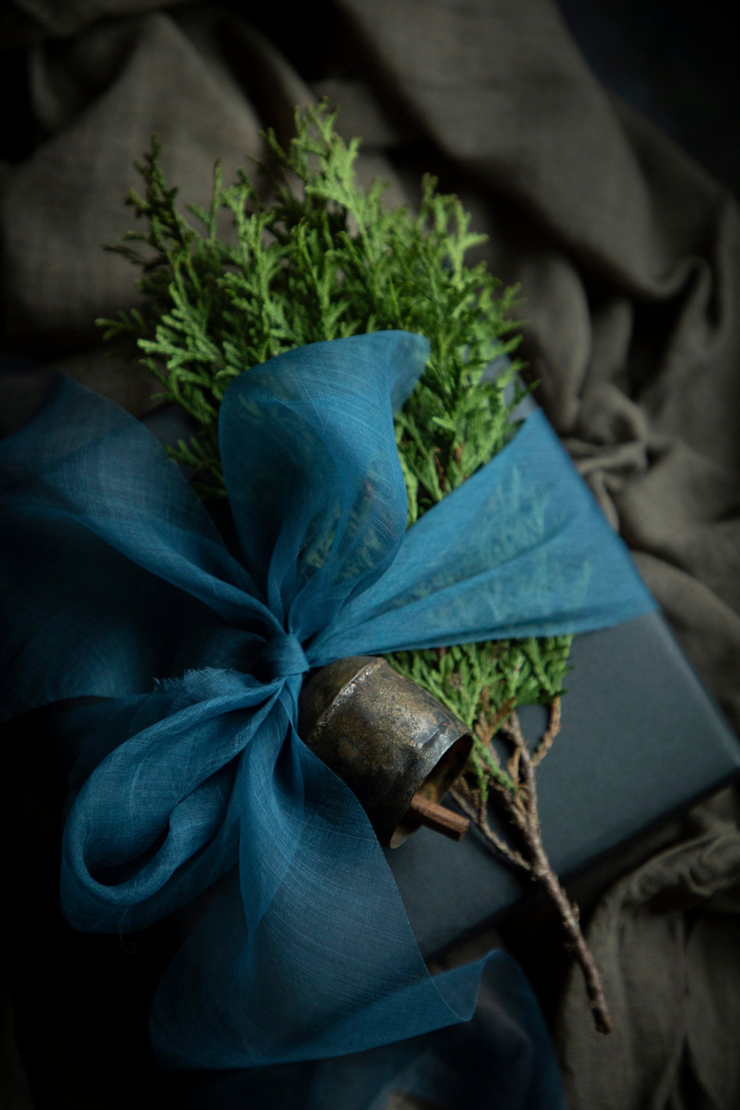 Indigo {Organza} Silk Ribbon