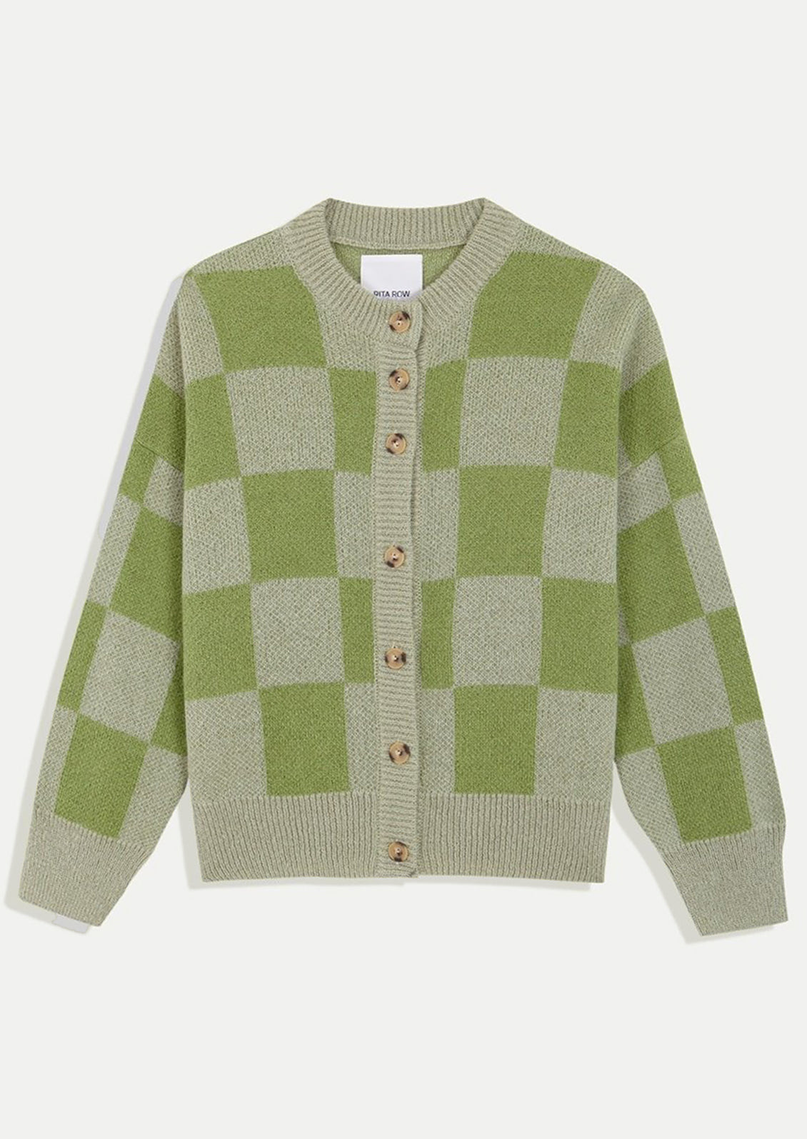 Orla Checkered Cardigan