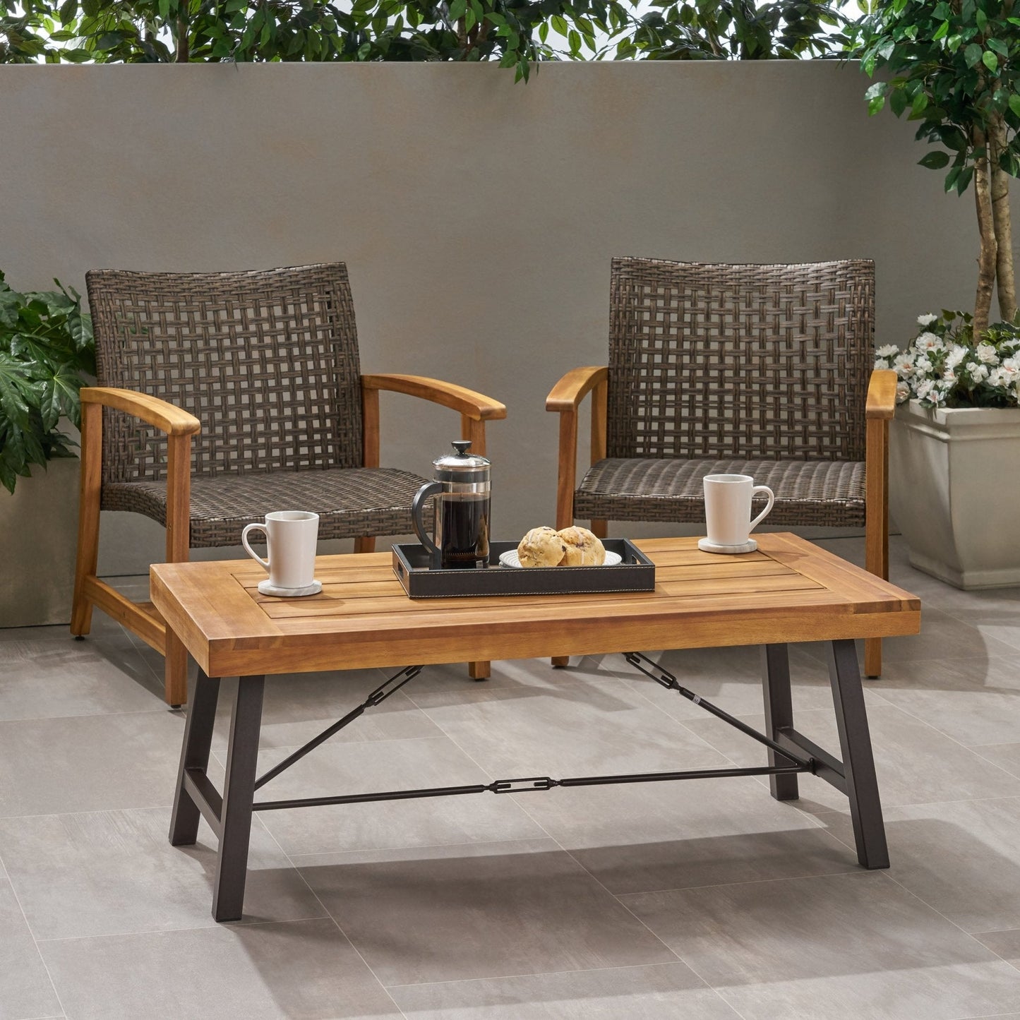 Outdoor Acacia Wood Coffee Table