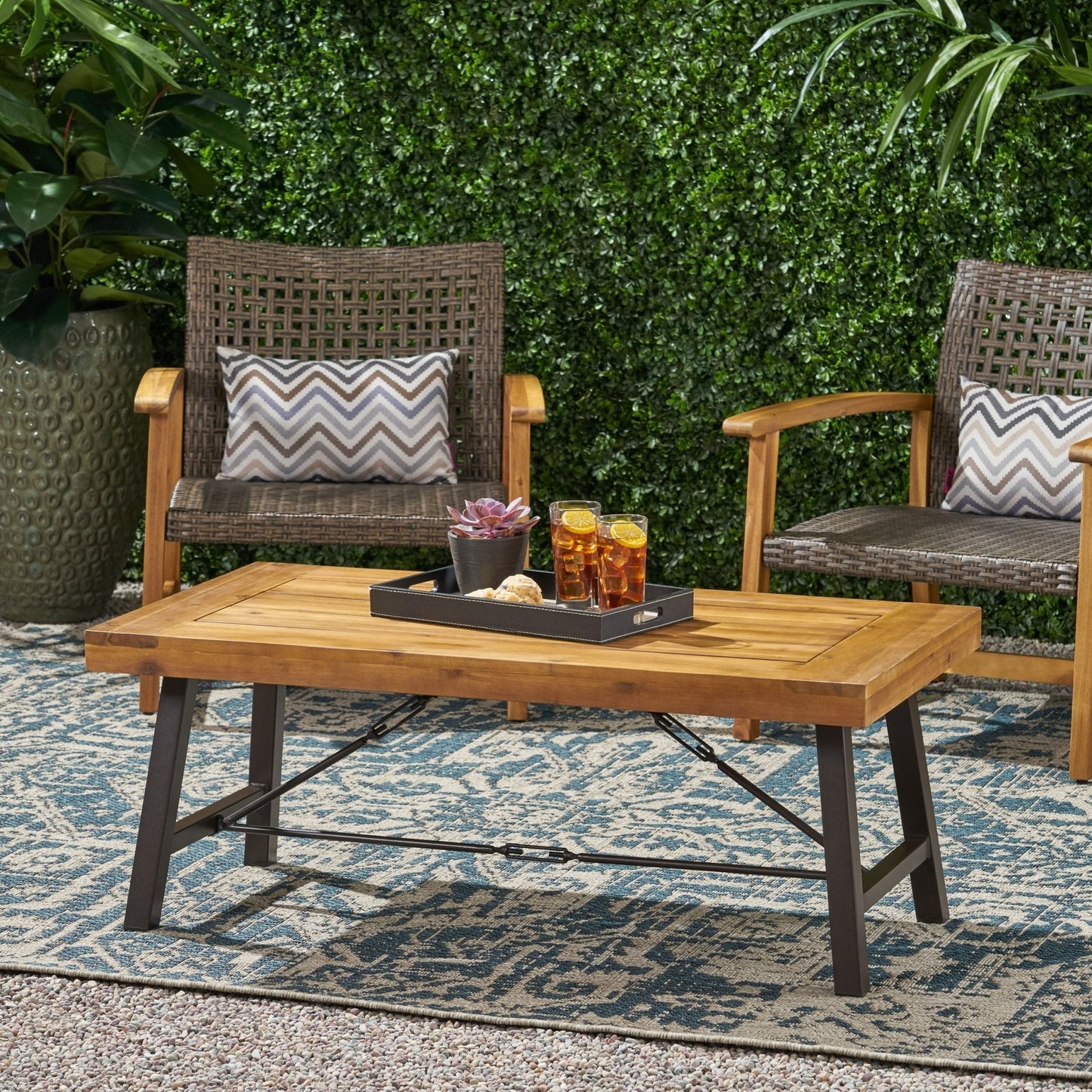 Outdoor Acacia Wood Coffee Table