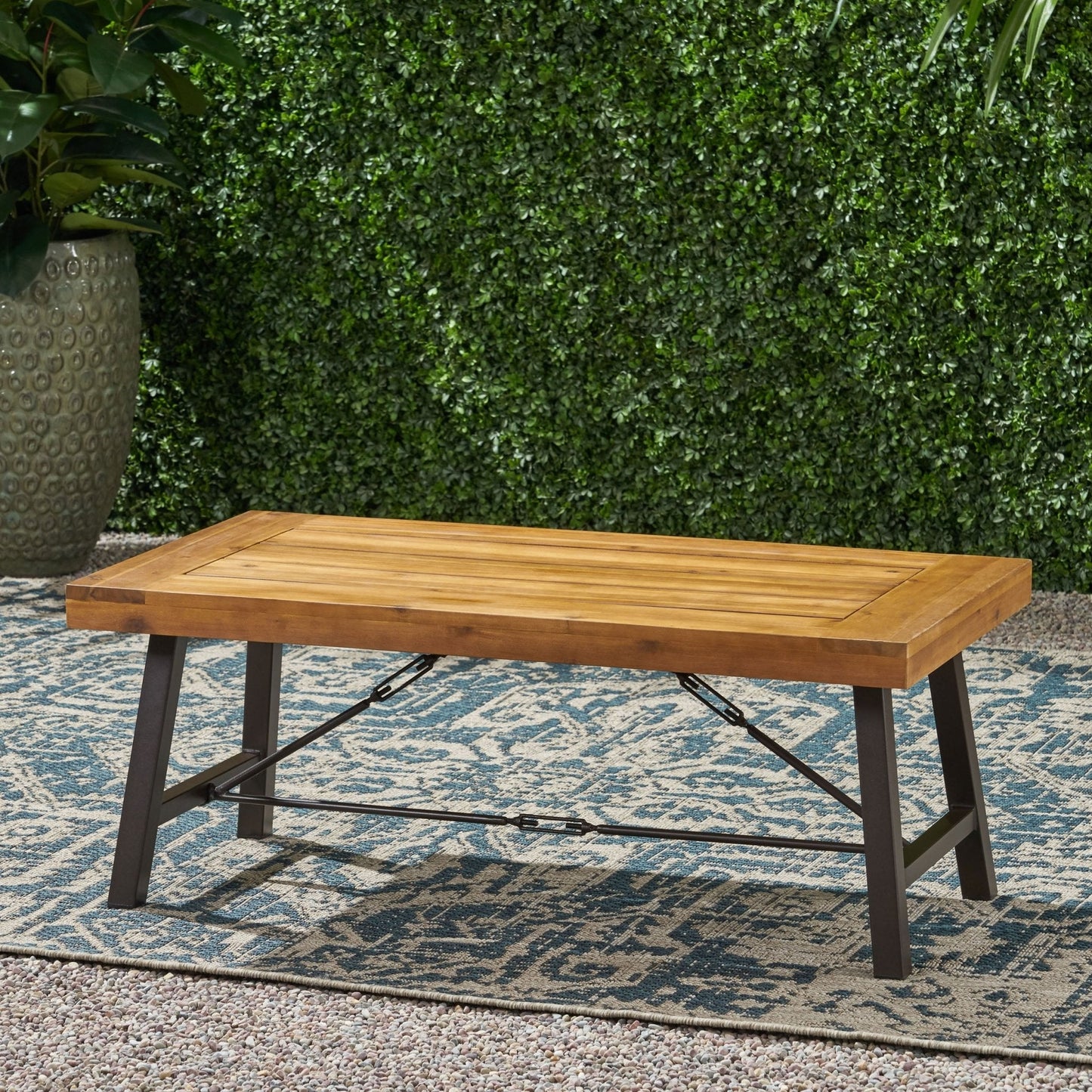 Outdoor Acacia Wood Coffee Table