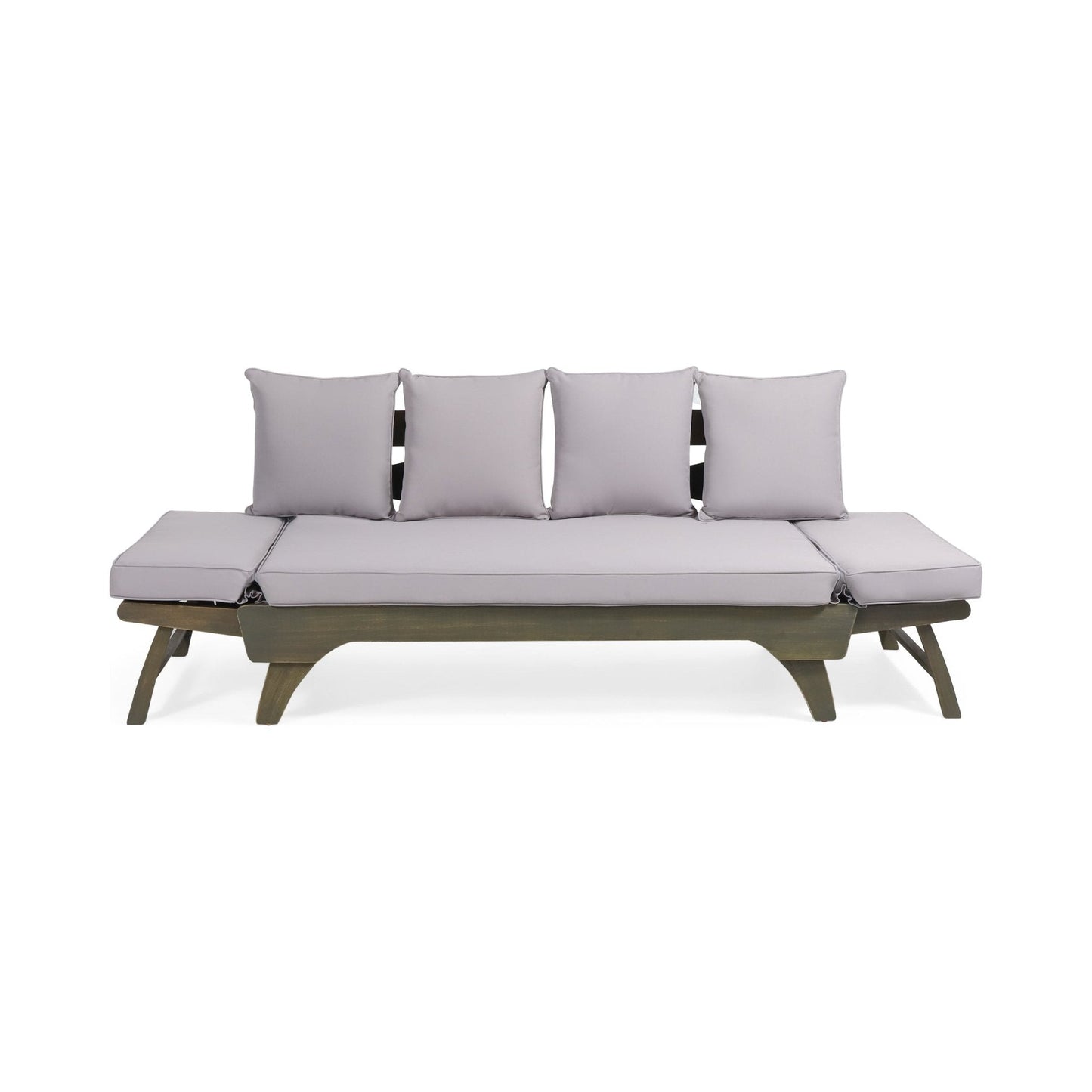 Outdoor Expandable Daybed with Water-Resistant Cushion