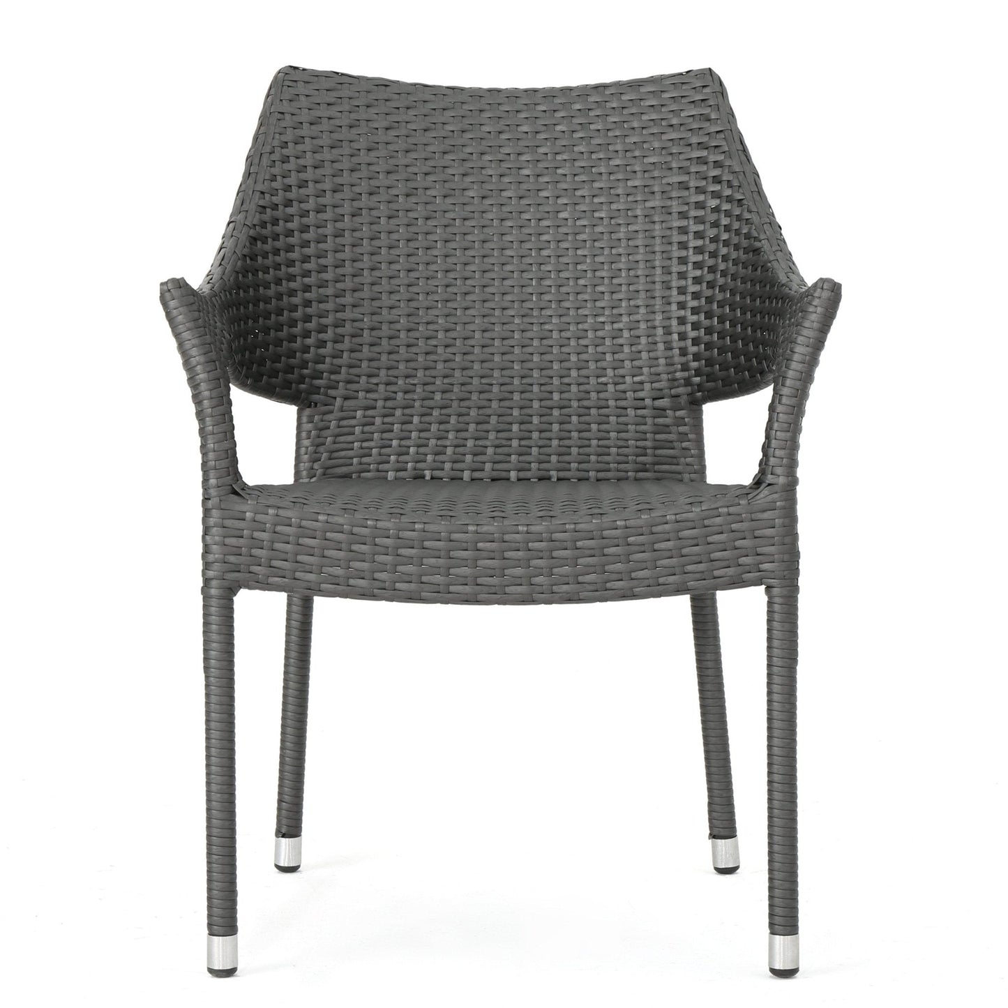 Outdoor PE Wicker Stacking Armchair