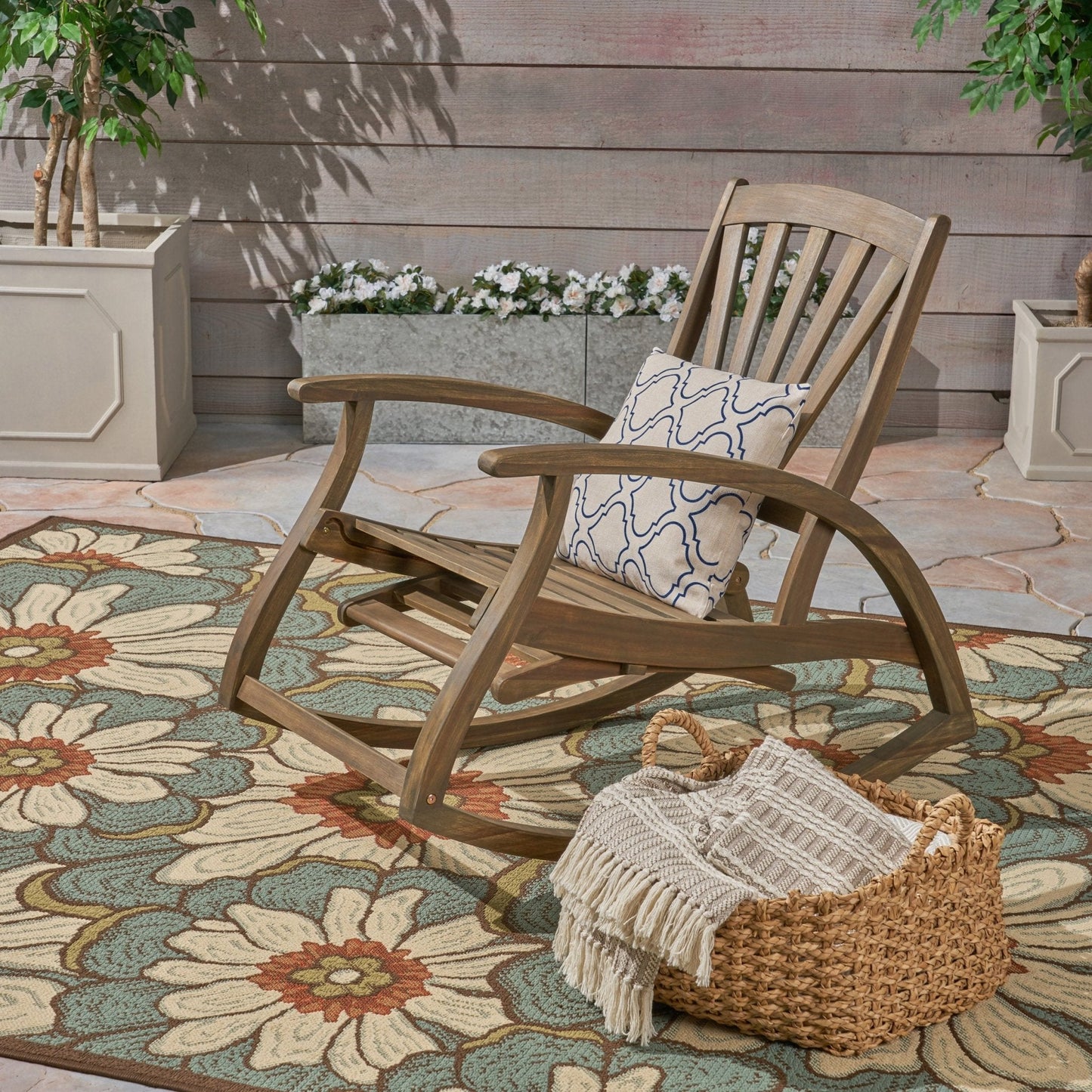 Outdoor Reclining Rocking Chair