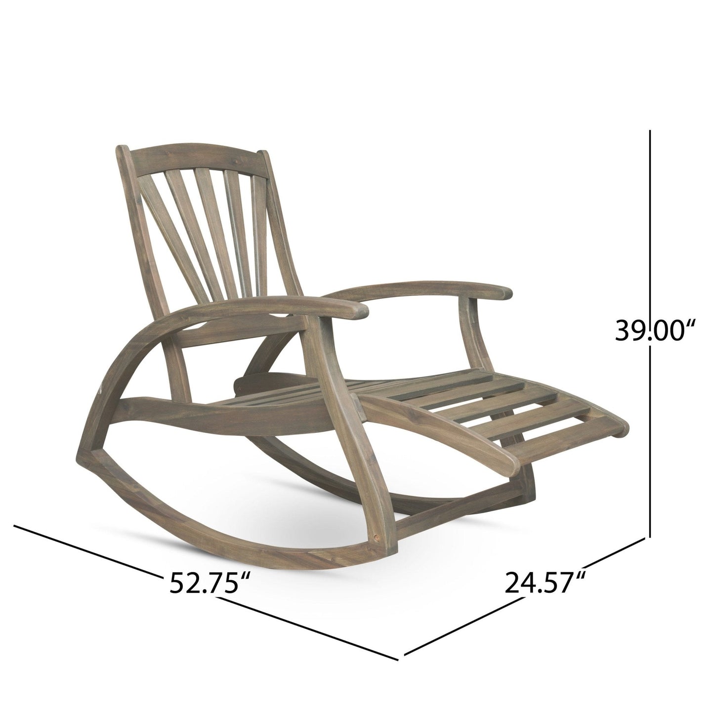 Outdoor Reclining Rocking Chair