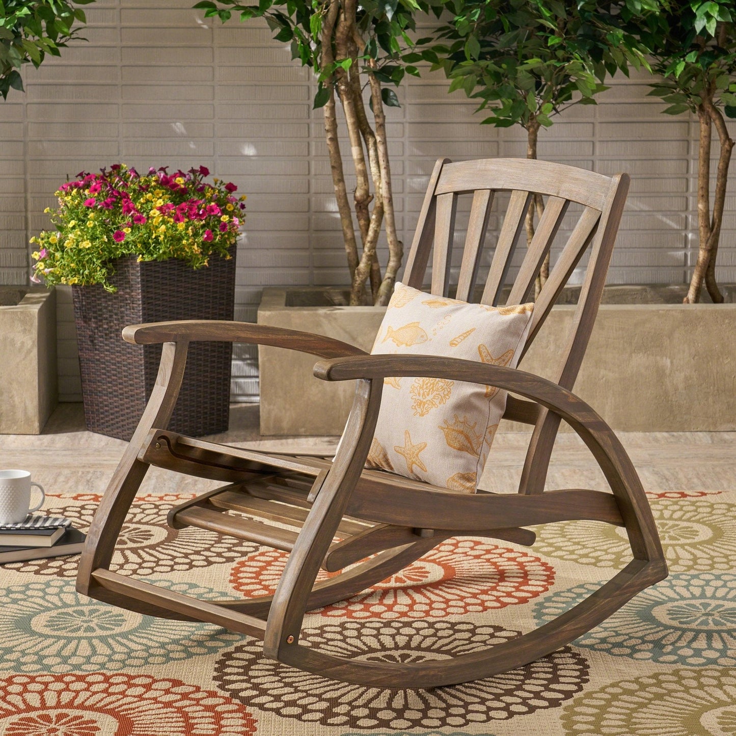 Outdoor Reclining Rocking Chair