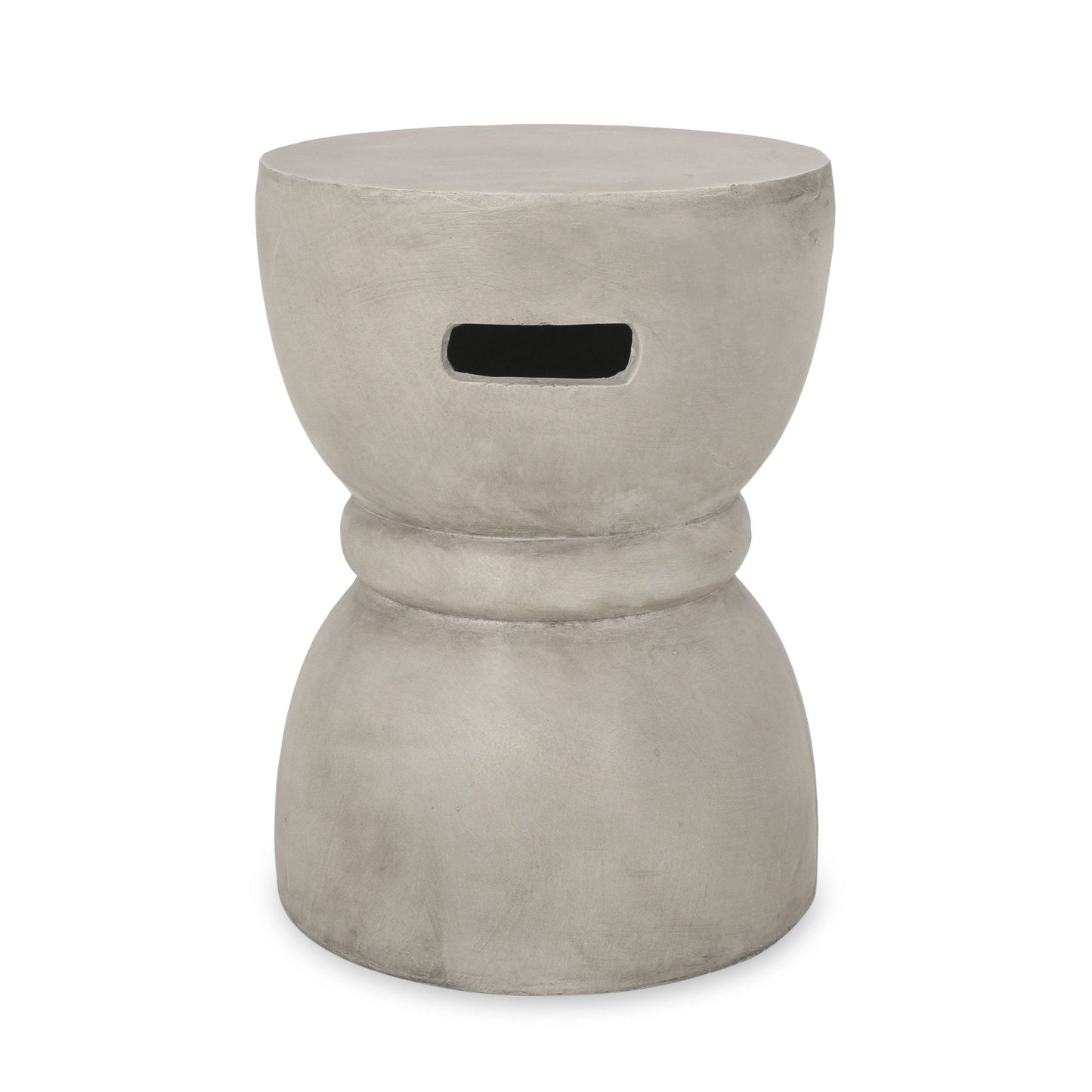 Outdoor Side Table with Hourglass Shape