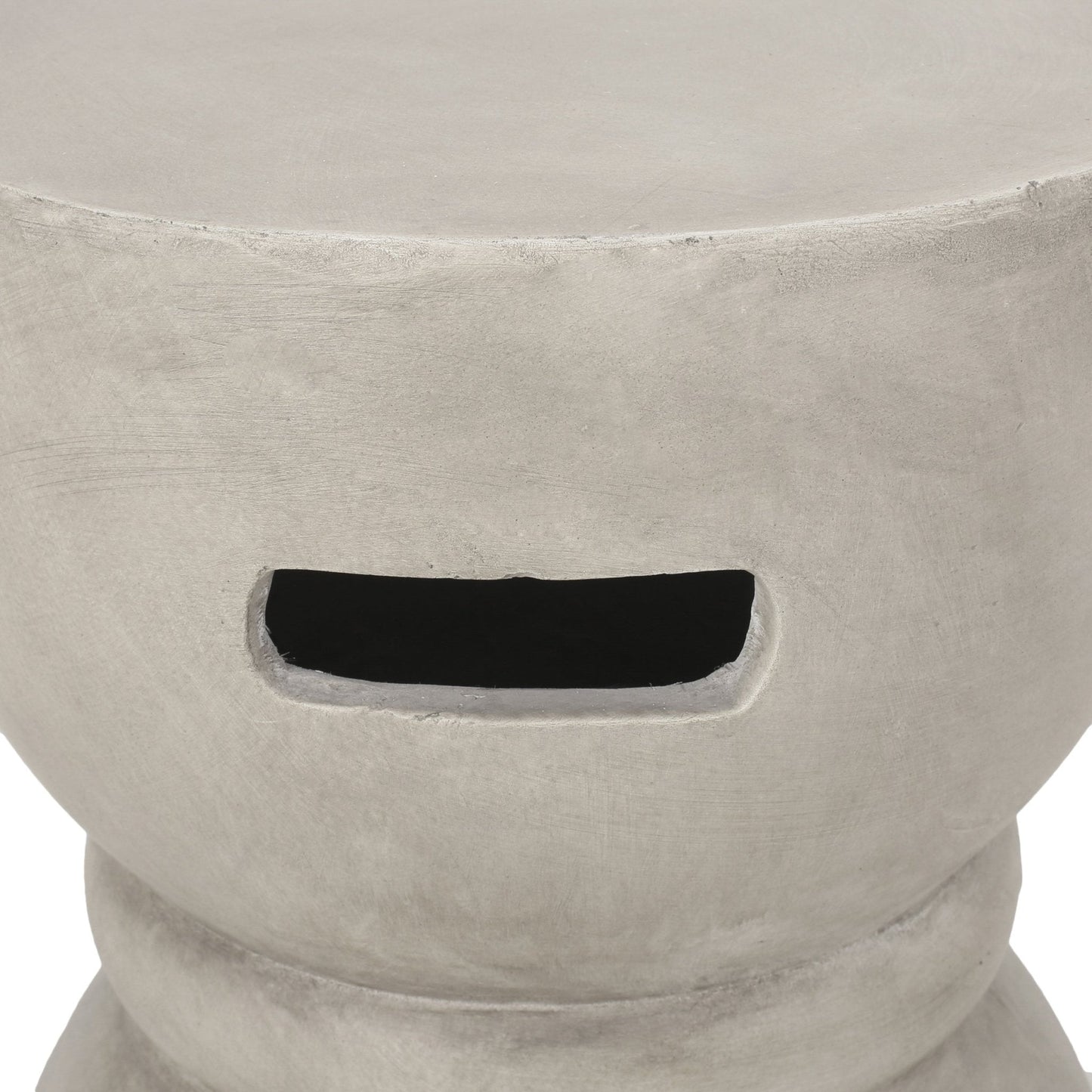 Outdoor Side Table with Hourglass Shape