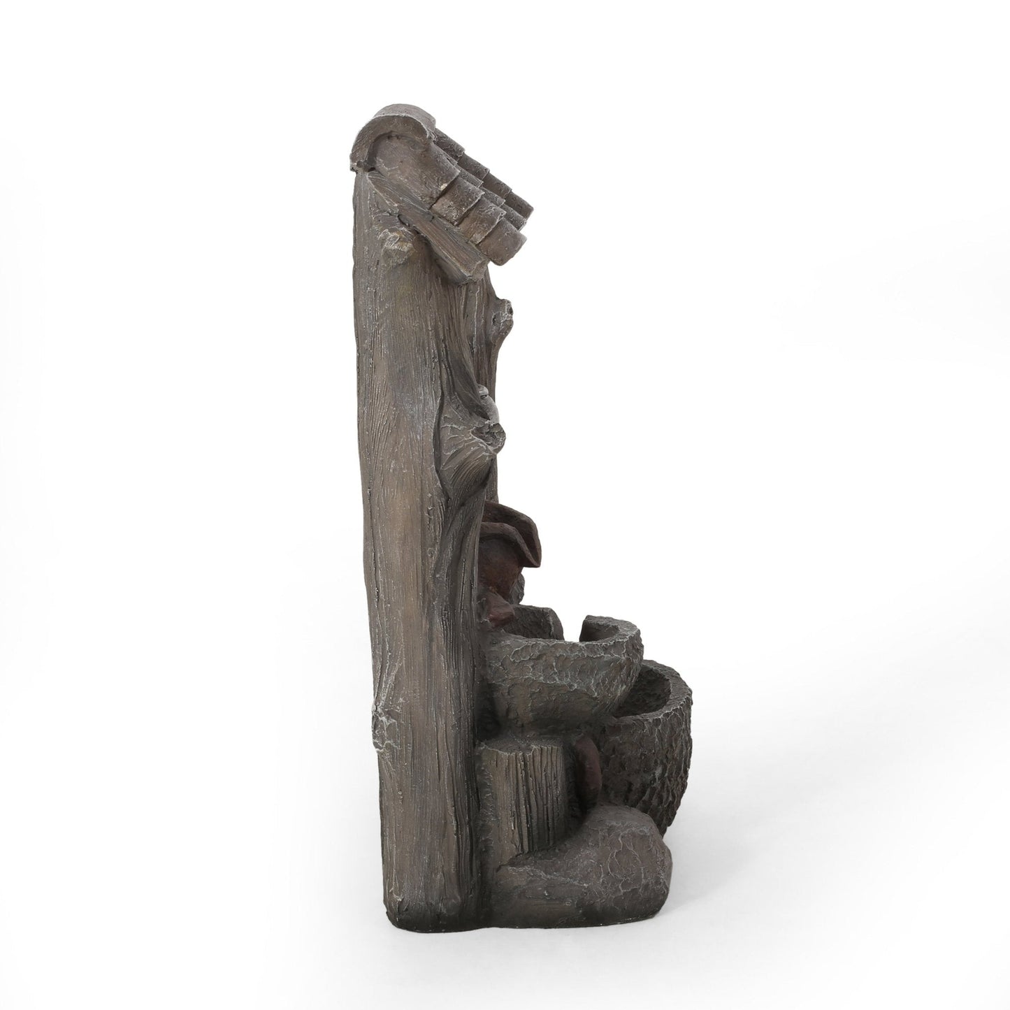 Outdoor Weather Resistant Floor Fountain with Well Design and Three Tiers