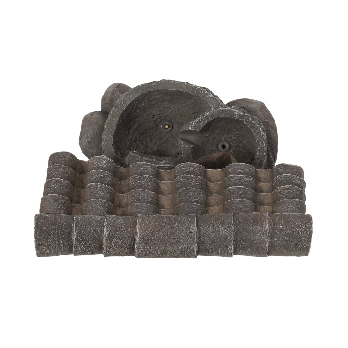 Outdoor Weather Resistant Floor Fountain with Well Design and Three Tiers