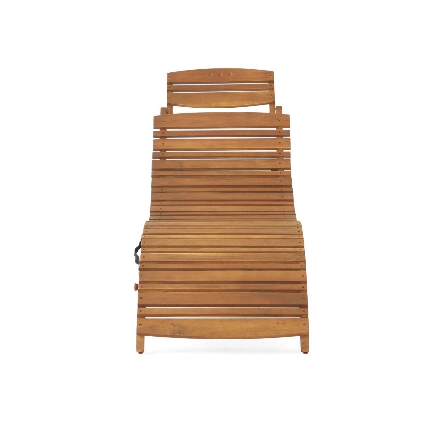Outdoor Wood Folding Chaise Lounge