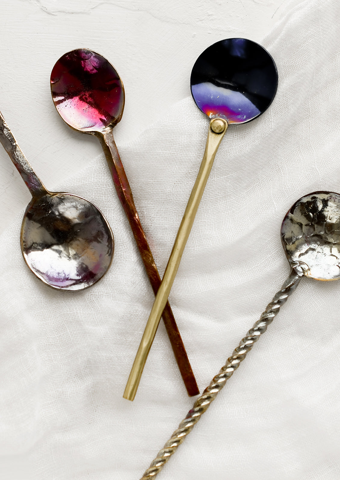 Oxidized Metal Spoon