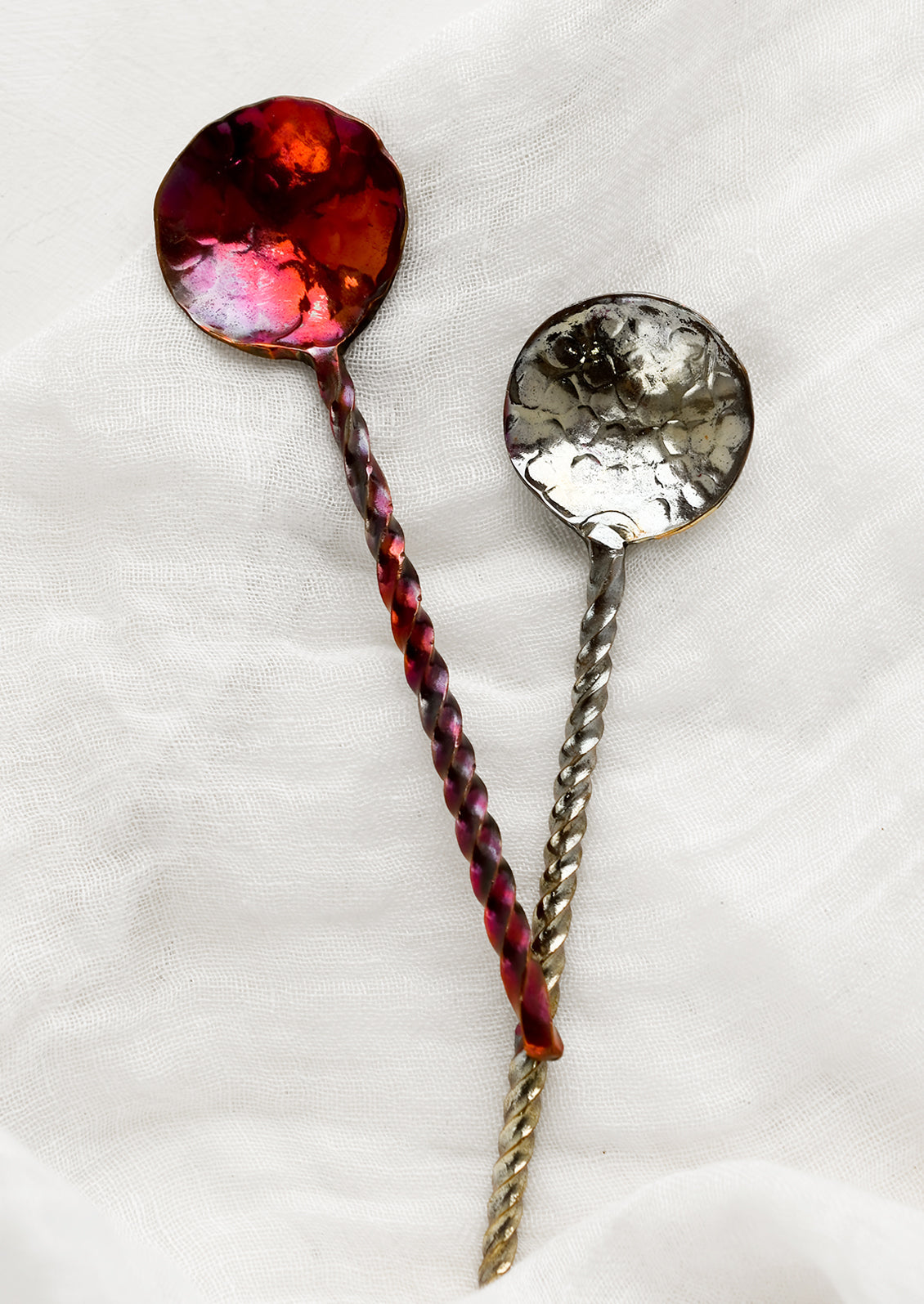 Oxidized Metal Spoon
