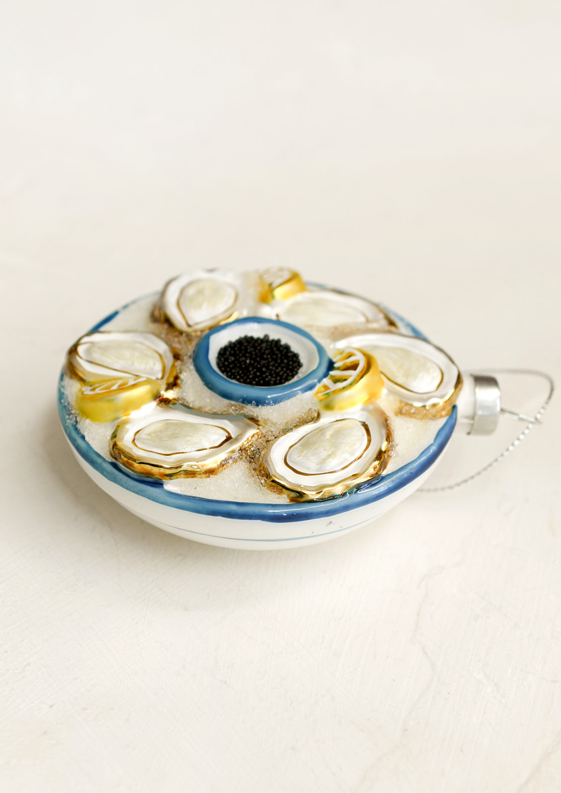 Oysters & Caviar Ornament