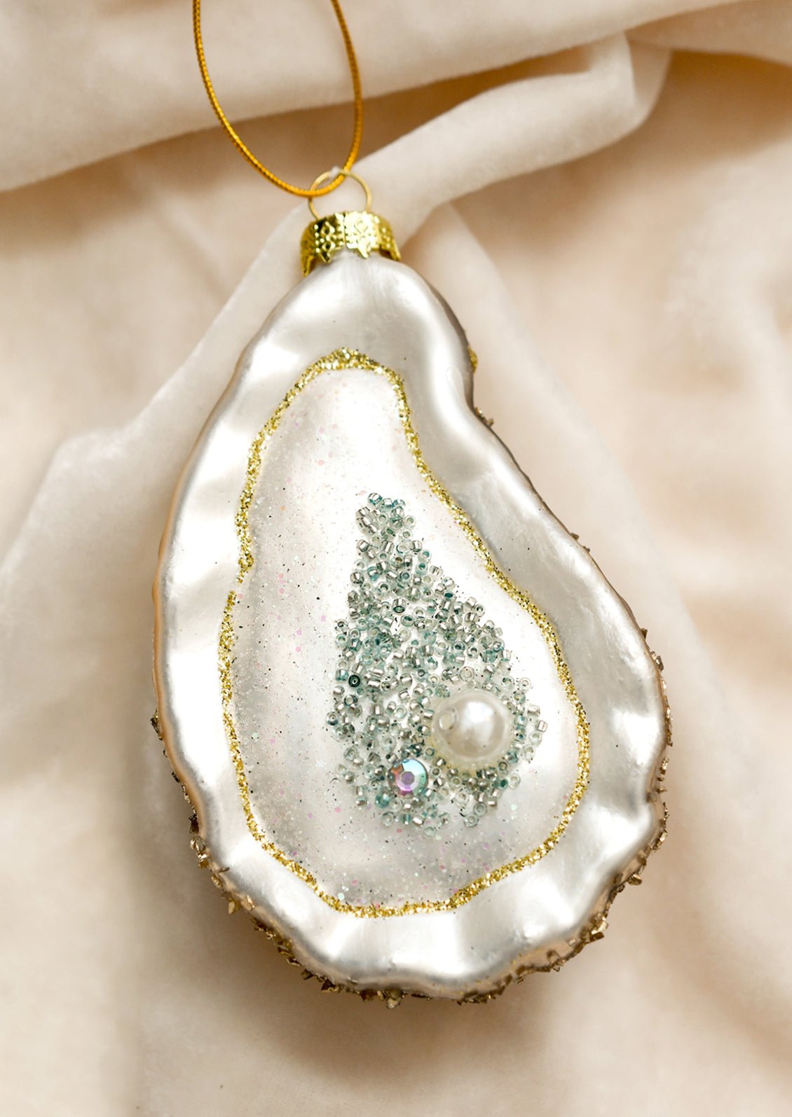 Oyster With Pearl Ornament