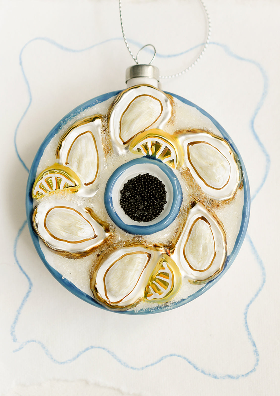 Oysters & Caviar Ornament