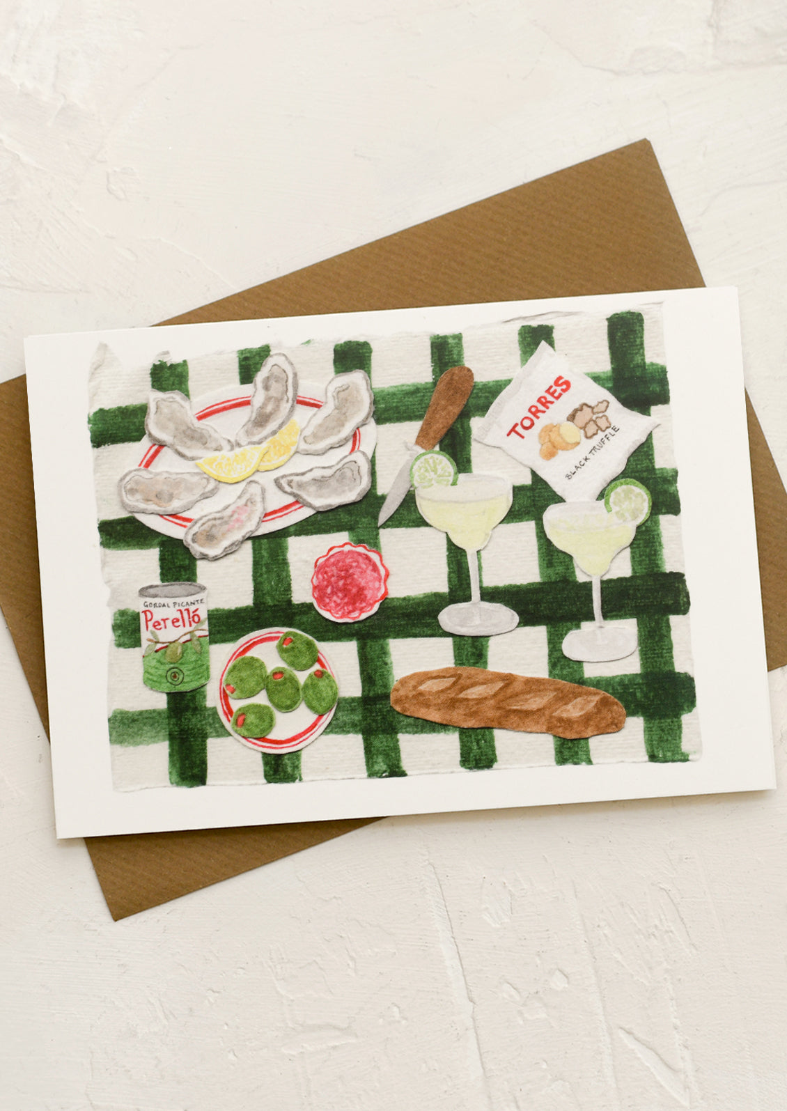 Picnic Scene Blank Card