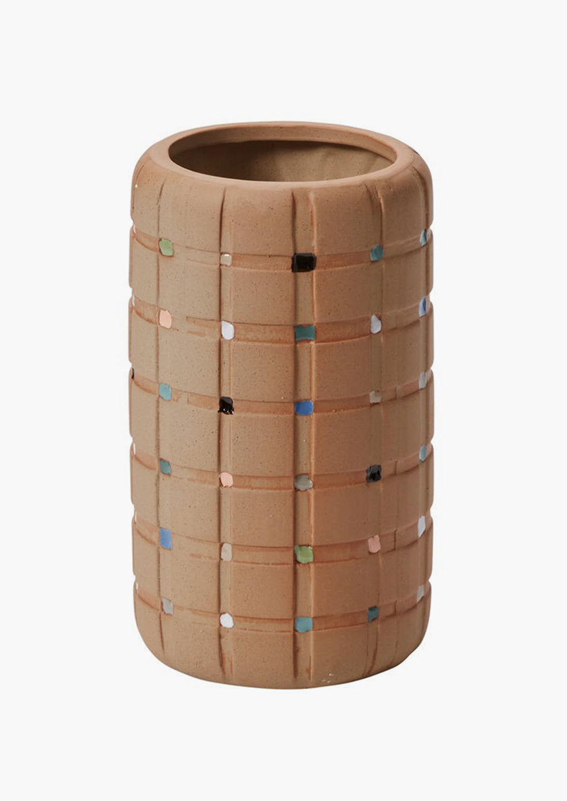 Palette Grid Ceramic Vase