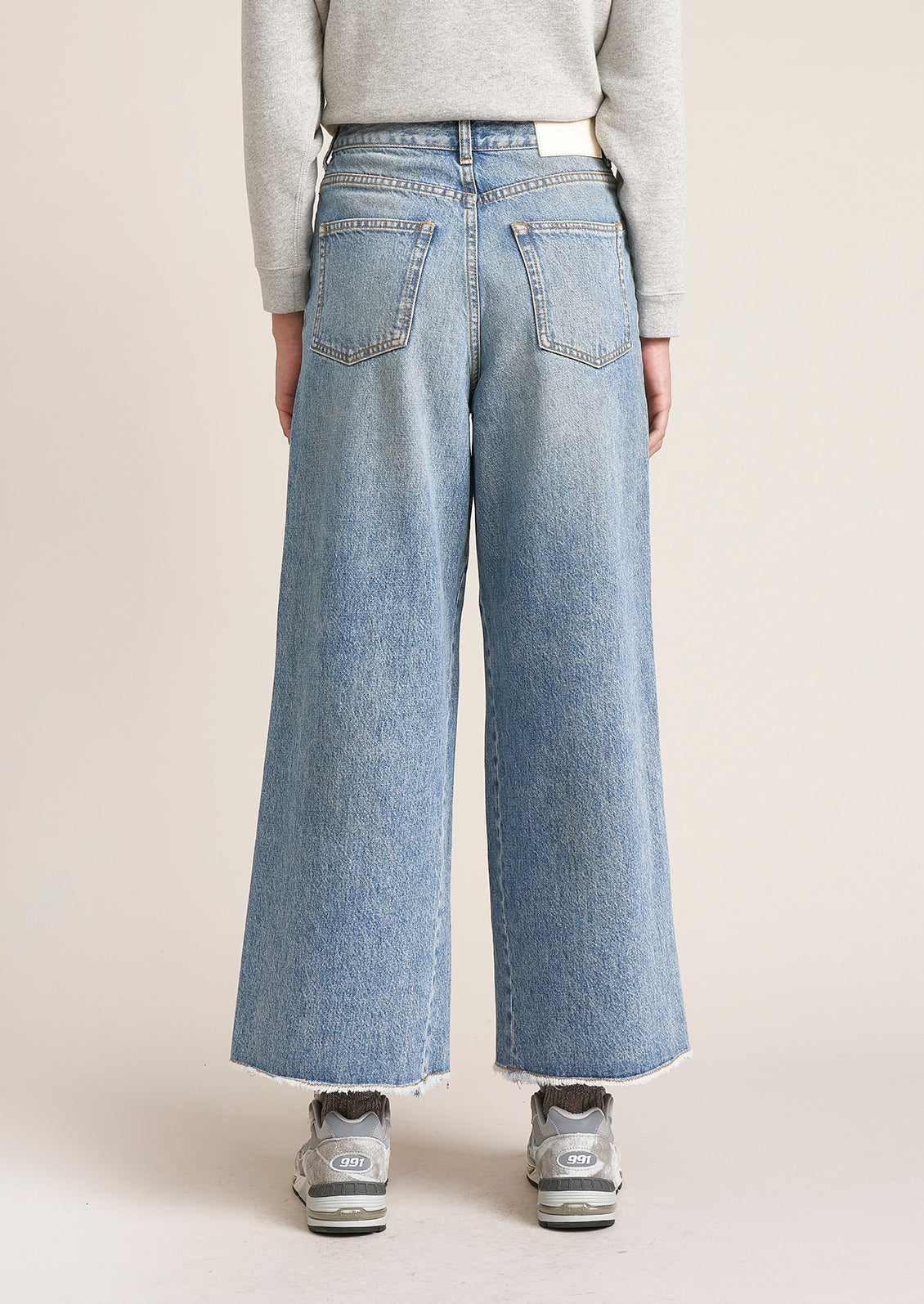 Pantera Distressed Wide Leg Jean