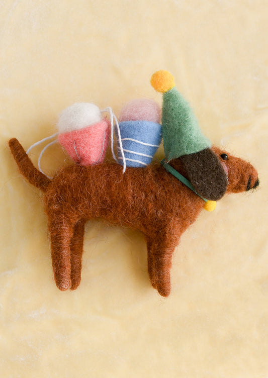 Party Dog Ornament