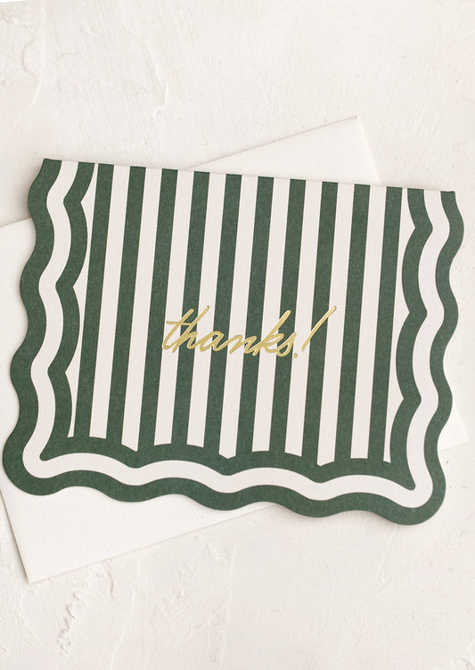 Patio Stripe Thank You Card