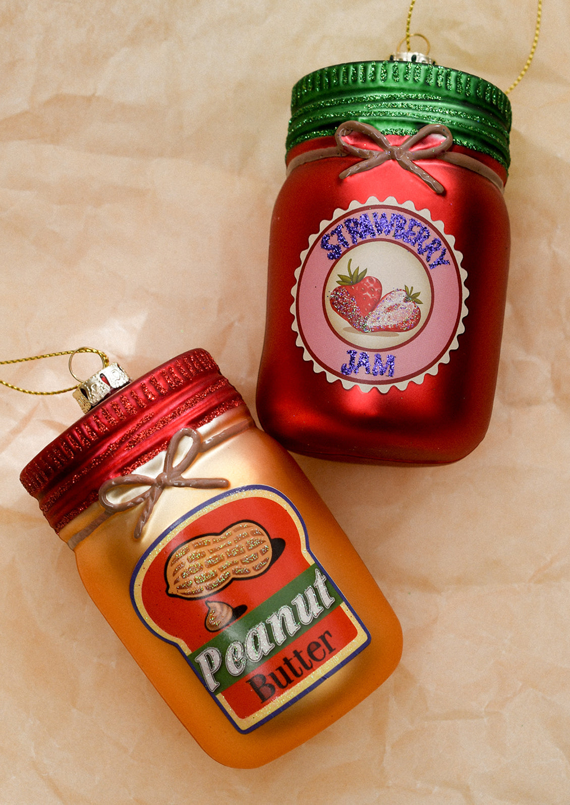 Peanut Butter & Jelly Ornament