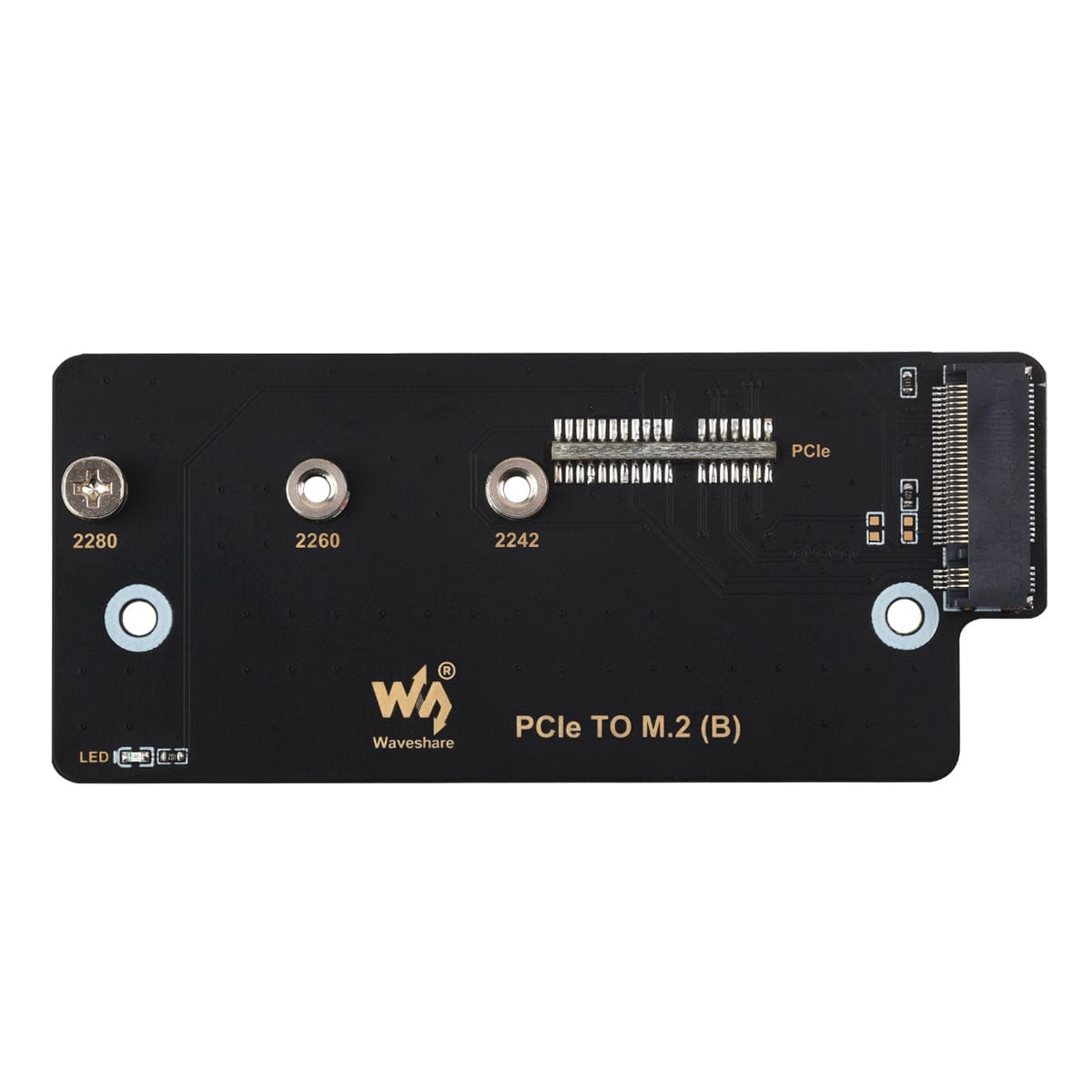 PCIe to M.2 adapter (B) for Raspberry Pi CM4 IO Board