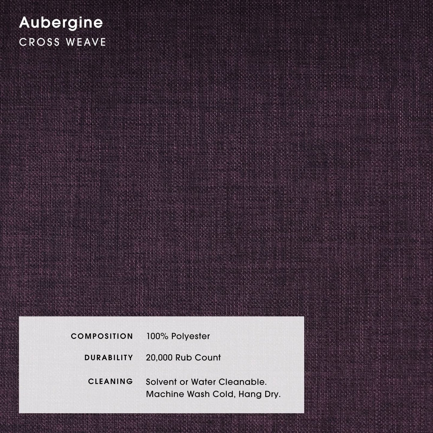 Slipcover Only - Modular Bondi 3-Seater U-Sectional in Aubergine