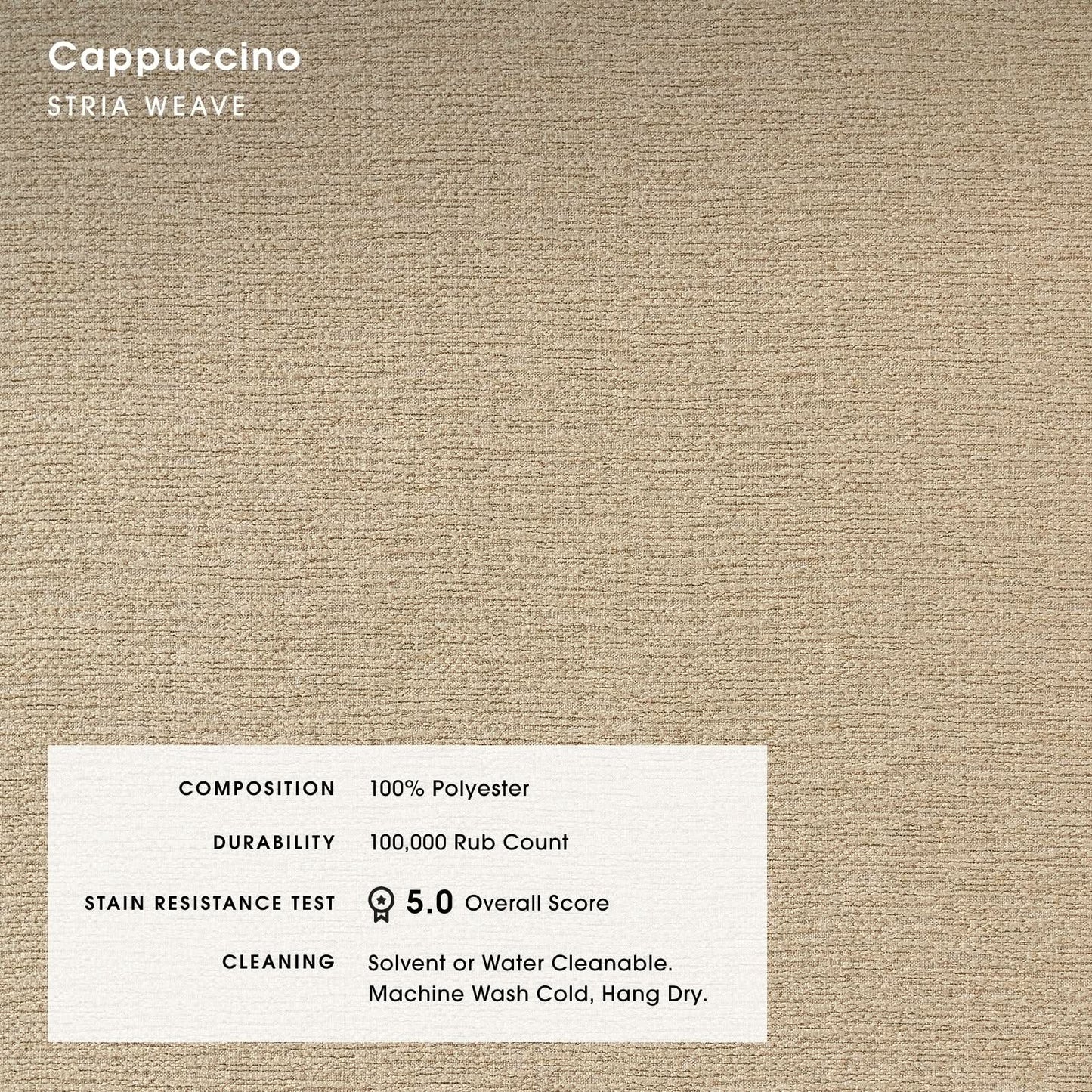 Slipcover Only - Modular Bondi 6-Seater Corner Sectional + Ottoman in Cappuccino