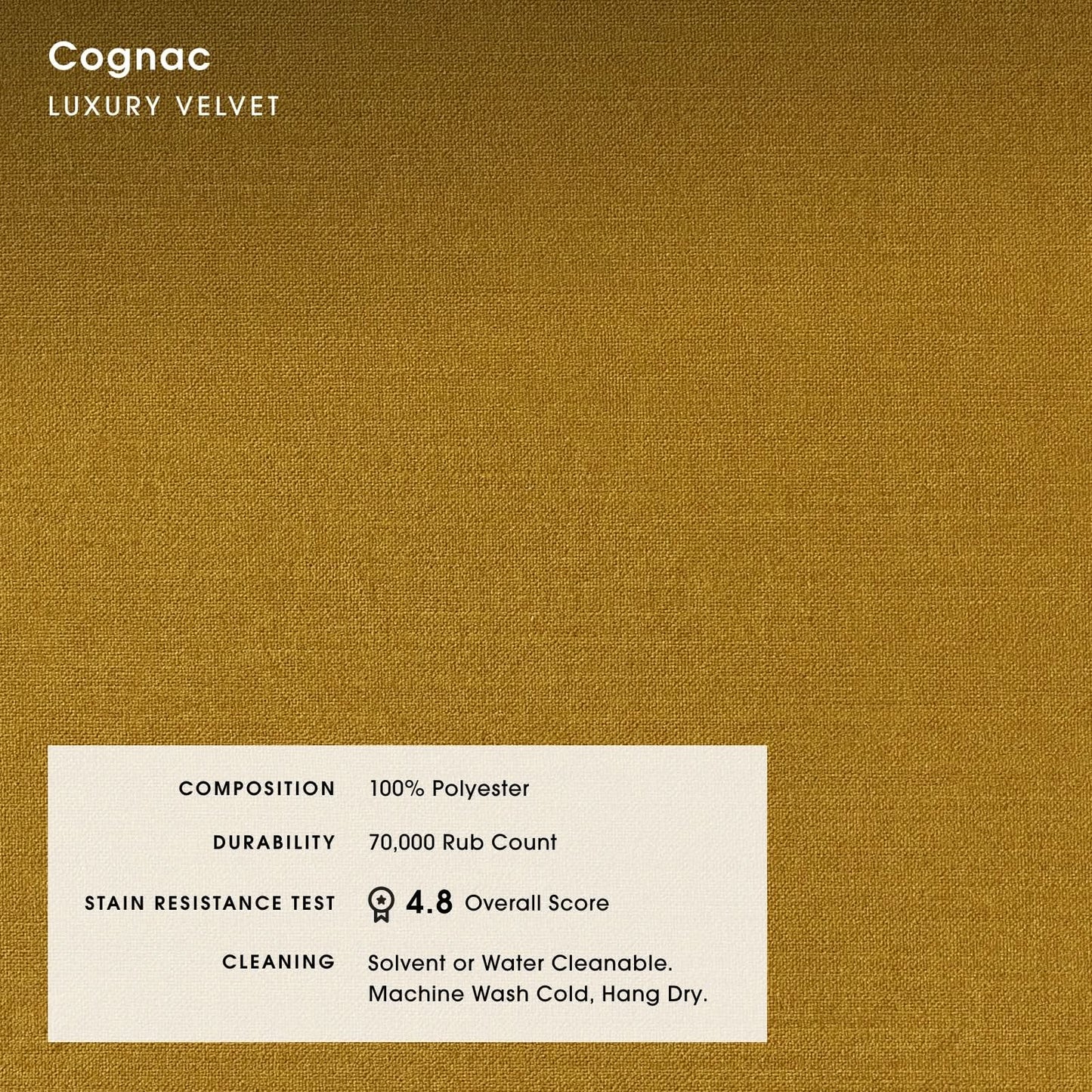 Slipcover Only - Modular Bondi 4-Seater Sofa in Cognac