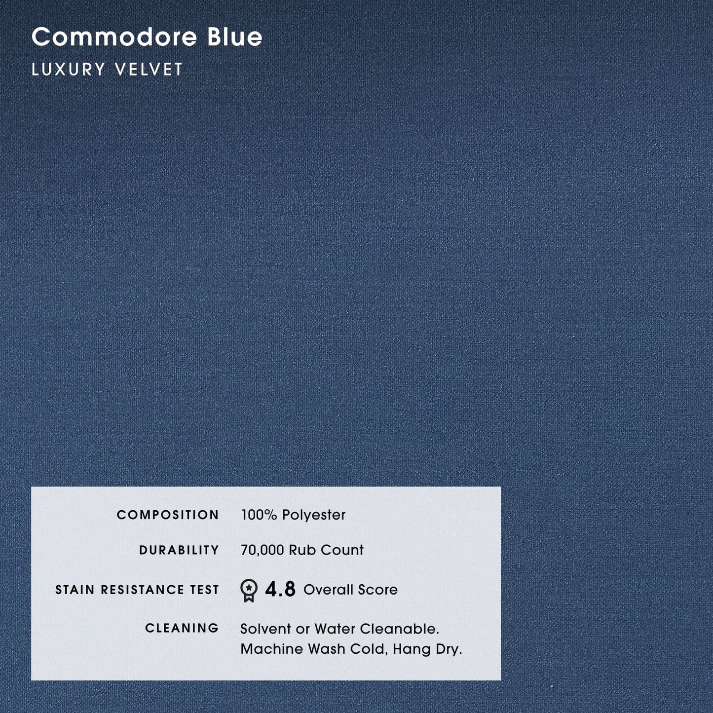 Slipcover Only - Modular Bondi 3-Seater U-Sectional in Commodore Blue