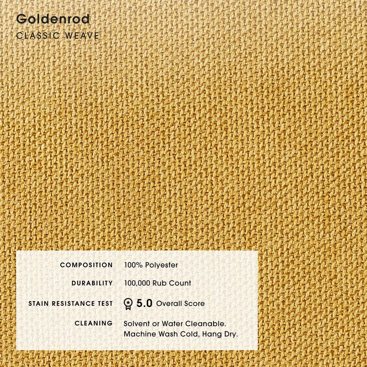 Slipcover Only - Modular Bondi 5-Seater L-Sectional in Goldenrod