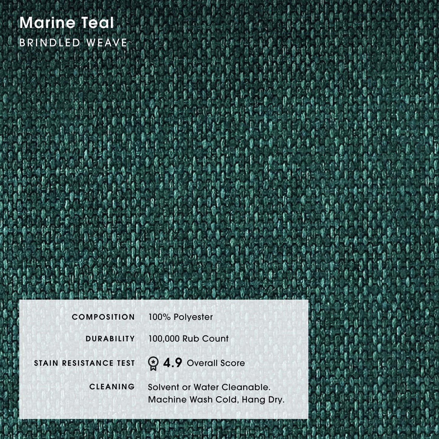 Slipcover Only - Modular Bondi 5-Seater L-Sectional in Marine Teal