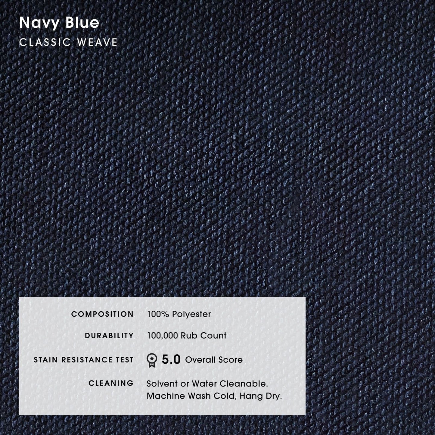 Slipcover Only - Modular Bondi 5-Seater L-Sectional in Navy Blue