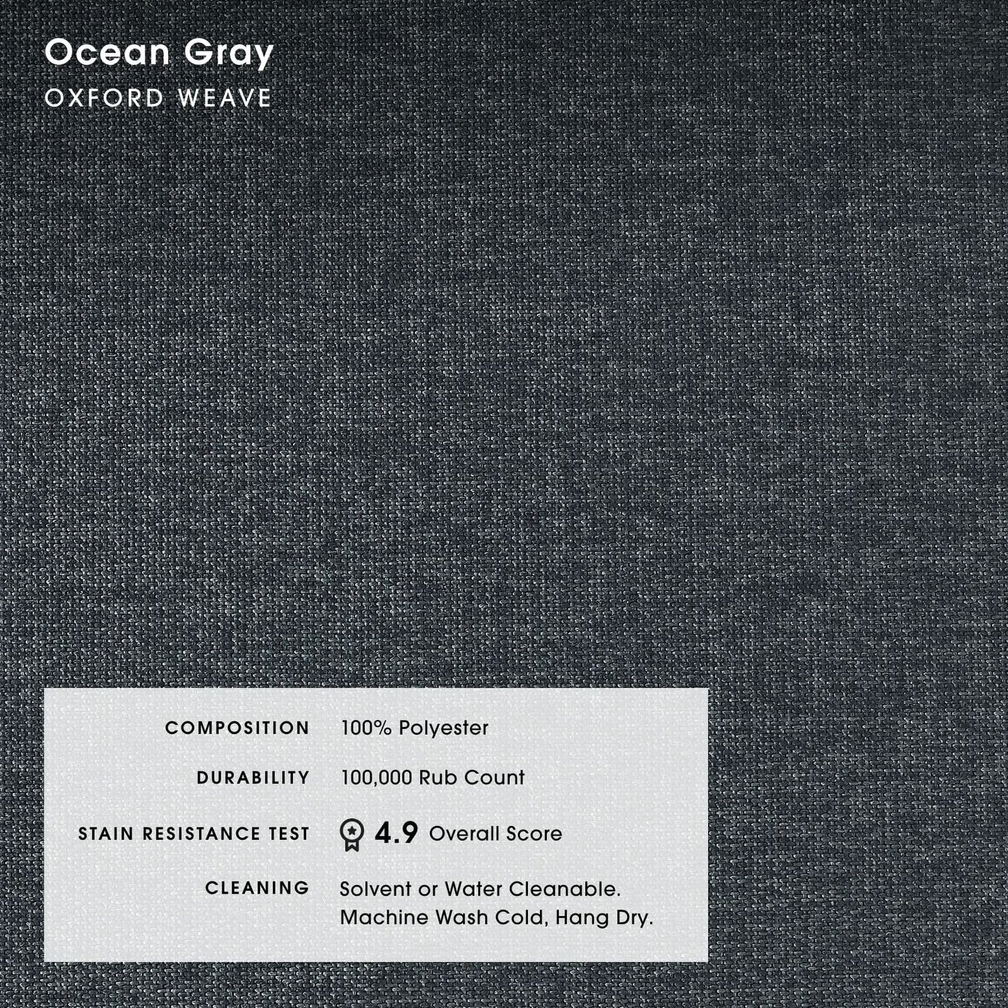 Slipcover Only - Modular Bondi 5-Seater L-Sectional in Ocean Gray