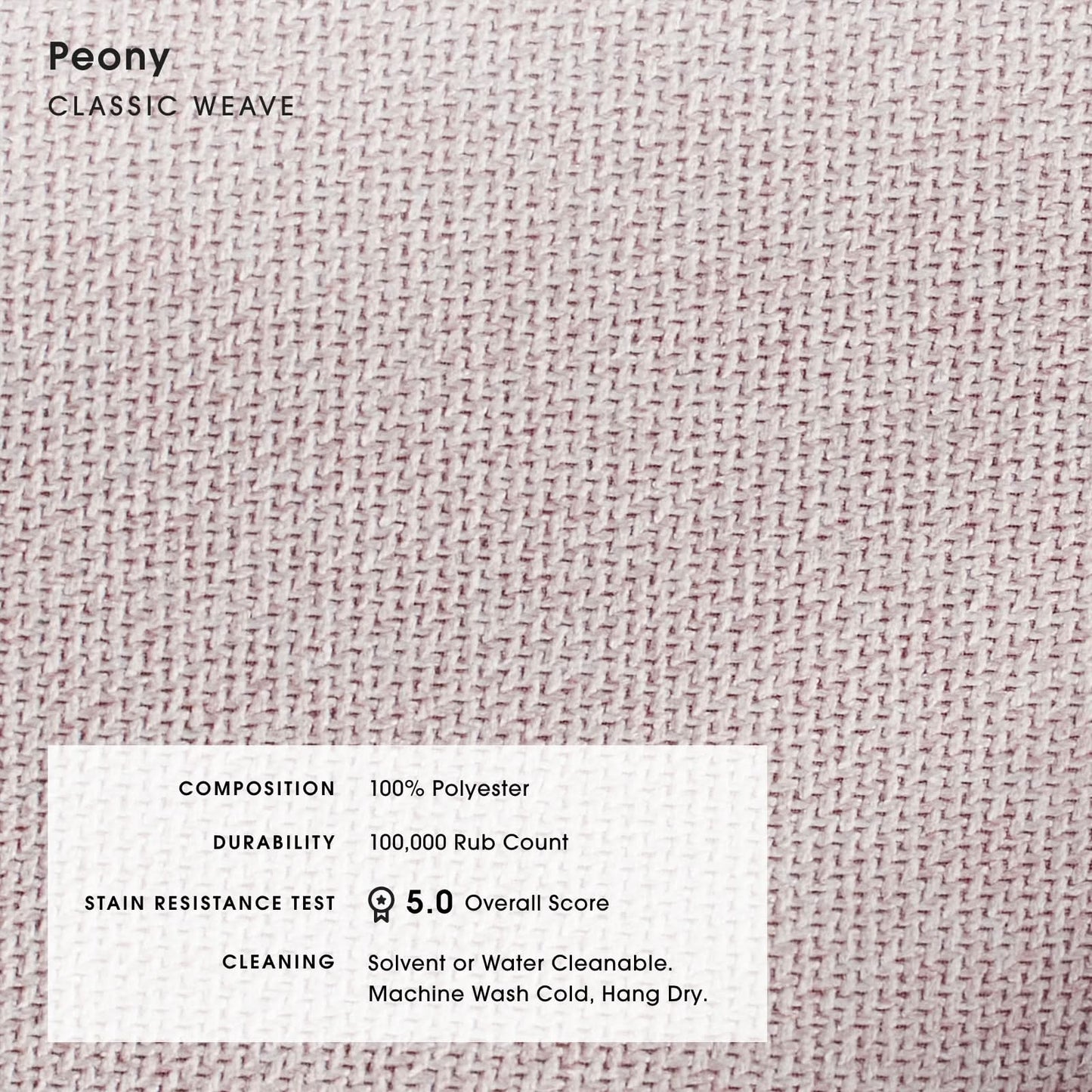 Modular Bondi Espresso Ottoman in Peony | Classic Blend