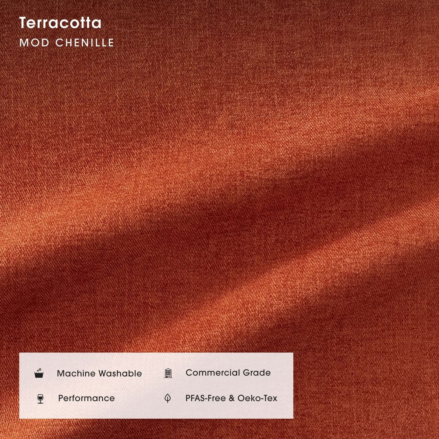 Slipcover Only - Modular Bondi Armchair in Terracotta