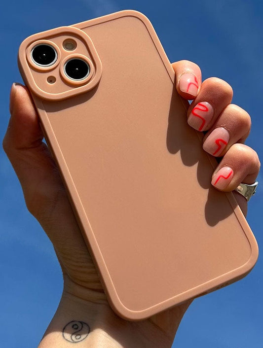 Peach Silicone iPhone Case