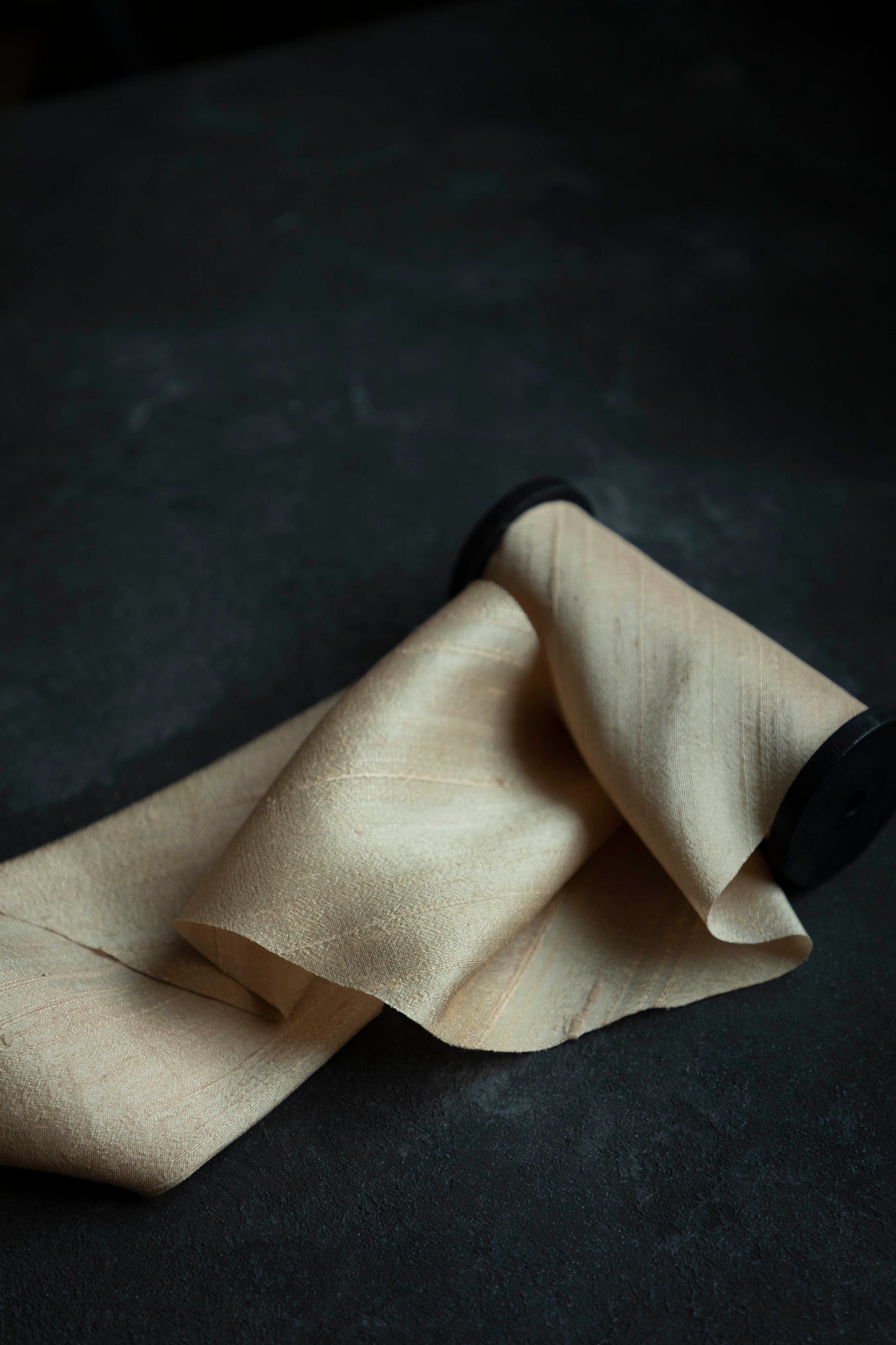 Peach {Dupioni} Silk Ribbon