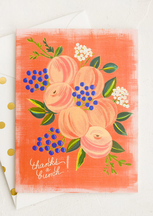 Peaches Thank You Card