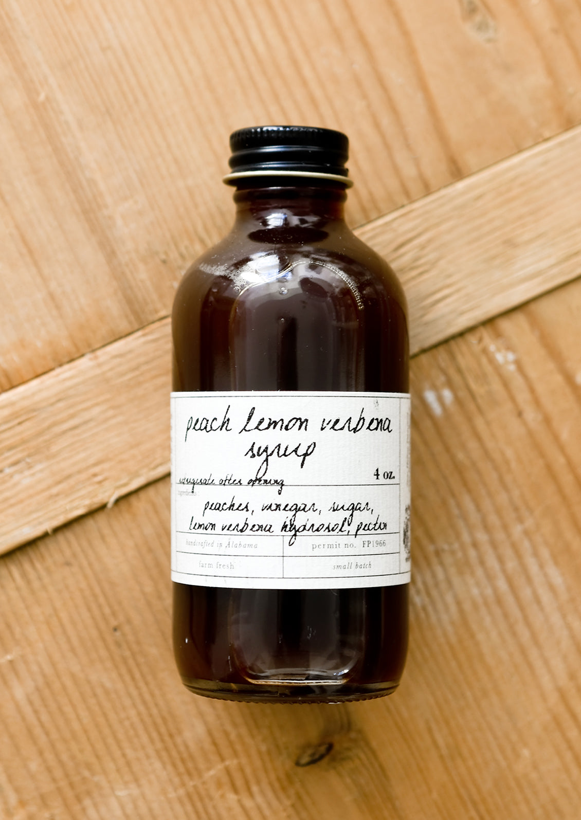 Peach Lemon Verbena Syrup