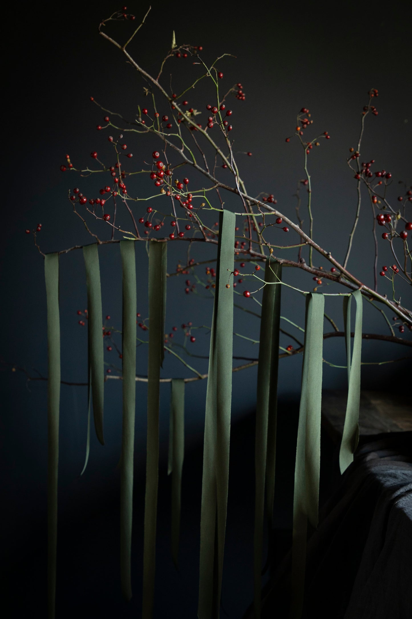 Peacock Green- LIMITED EDITION Silk Ribbon