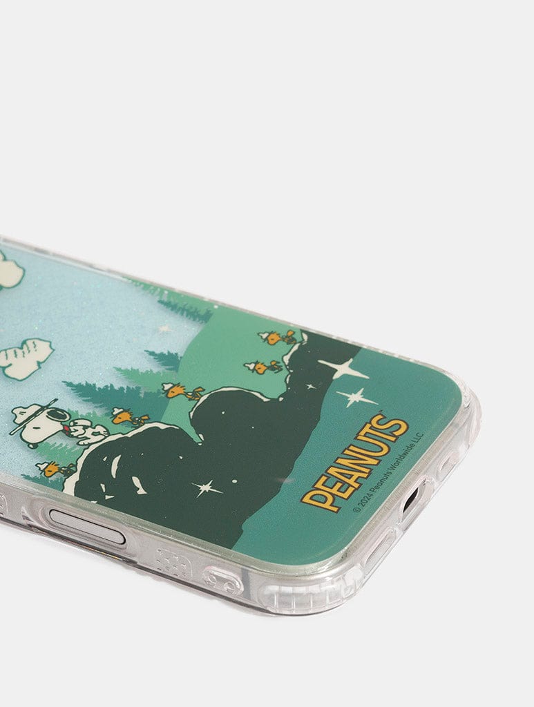 Peanuts x Skinnydip Happy Camper Snoopy Shock iPhone Case