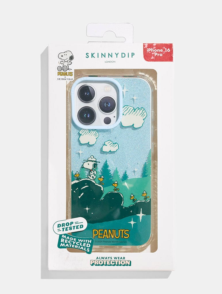 Peanuts x Skinnydip Happy Camper Snoopy Shock iPhone Case