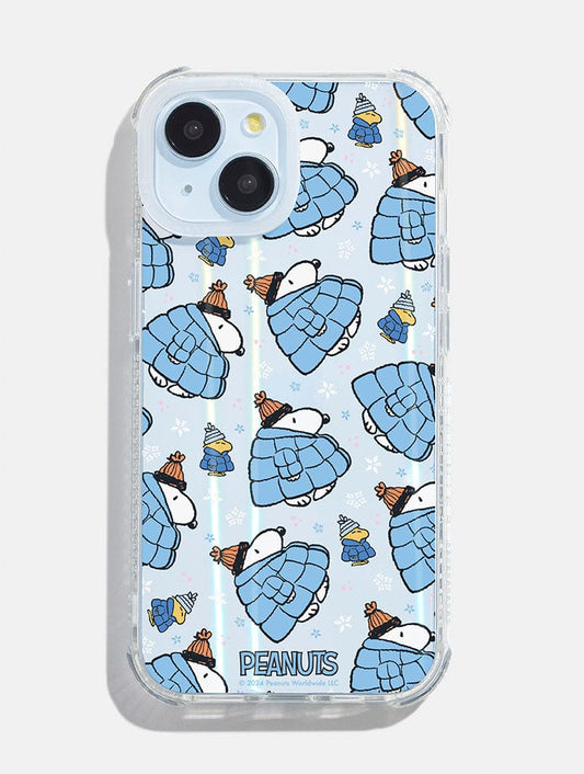Peanuts x Skinnydip Snoopy Puffer Jacket Shock iPhone Case