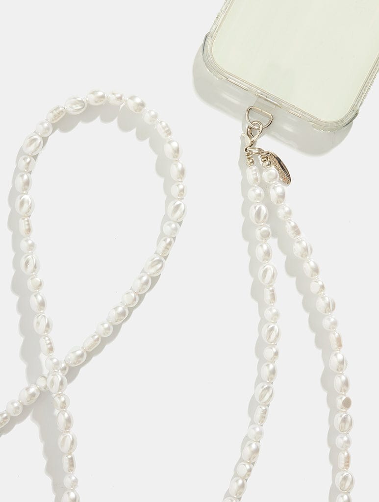 Pearl Cross Body Beaded Phone Strap