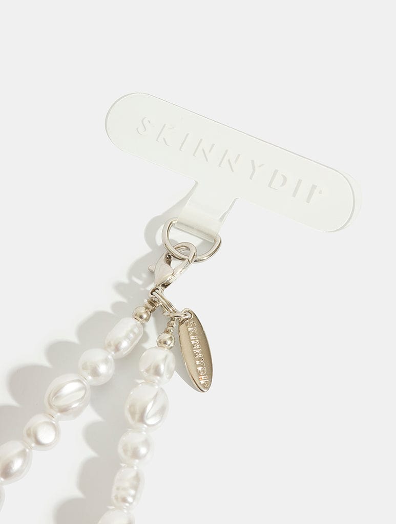 Pearl Cross Body Beaded Phone Strap